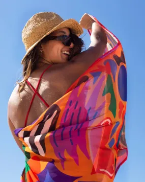 Abstracted Maxi Flowy Wraps Abstracted Maxi Flowy Wraps