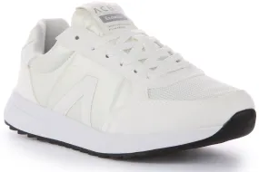 ACBC Lace up Trainer In White ACBC Lace up Trainer In White