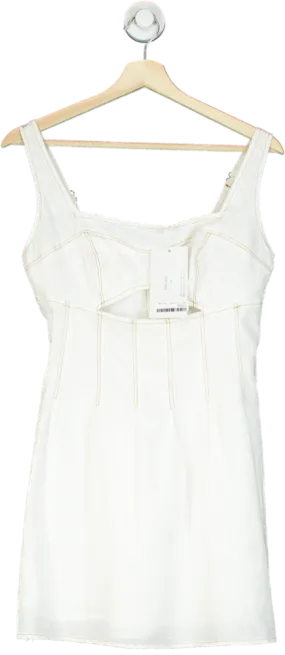 All About May White Sleeveless Dress UK 10 All About May White Sleeveless Dress UK 10