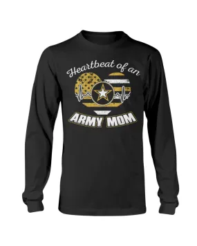 Army Mom Heartbeat of T-shirts Army Mom Heartbeat of T-shirts