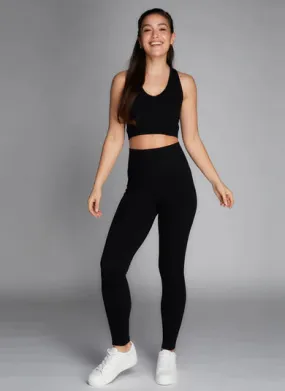Bamboo Ribbed Highwaist Legging Bamboo Ribbed Highwaist Legging