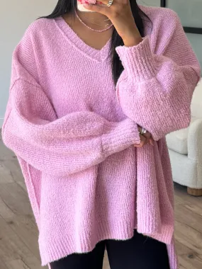 Belmont V-Neck Sweater | Orchid Belmont V-Neck Sweater | Orchid