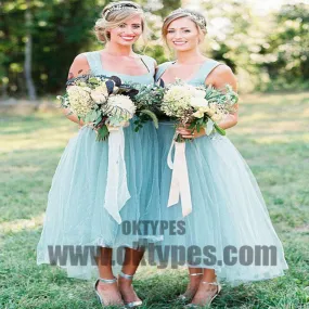 Bridesmaid Dresses Square Asymmetrical Cheap Simple Popular Bridesmaid Dresses, TYP0409 Bridesmaid Dresses Square Asymmetrical Cheap Simple Popular Bridesmaid Dresses, TYP0409