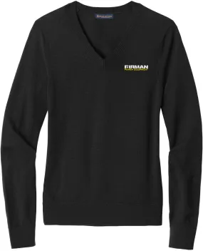 Brooks Brothers Ladies Washable Merino V-Neck Sweater Brooks Brothers Ladies Washable Merino V-Neck Sweater