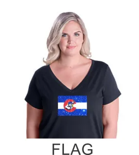 Bulldawgs Curvy Ladies Tee- 4 designs- Matte or Glitter Bulldawgs Curvy Ladies Tee- 4 designs- Matte or Glitter