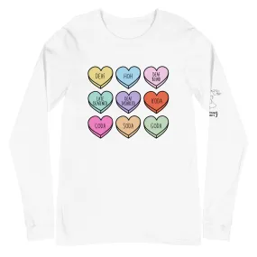 Deaf Community Hearts Long Sleeve Tee Deaf Community Hearts Long Sleeve Tee
