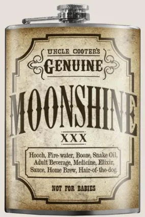 Flask- Moonshine Flask- Moonshine