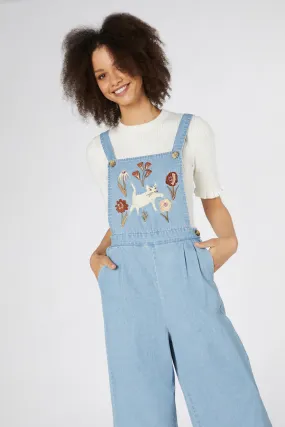 Fleur Embroidered Overalls Fleur Embroidered Overalls