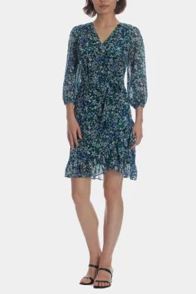 Floral Printed V-Neck Dress Floral Printed V-Neck Dress