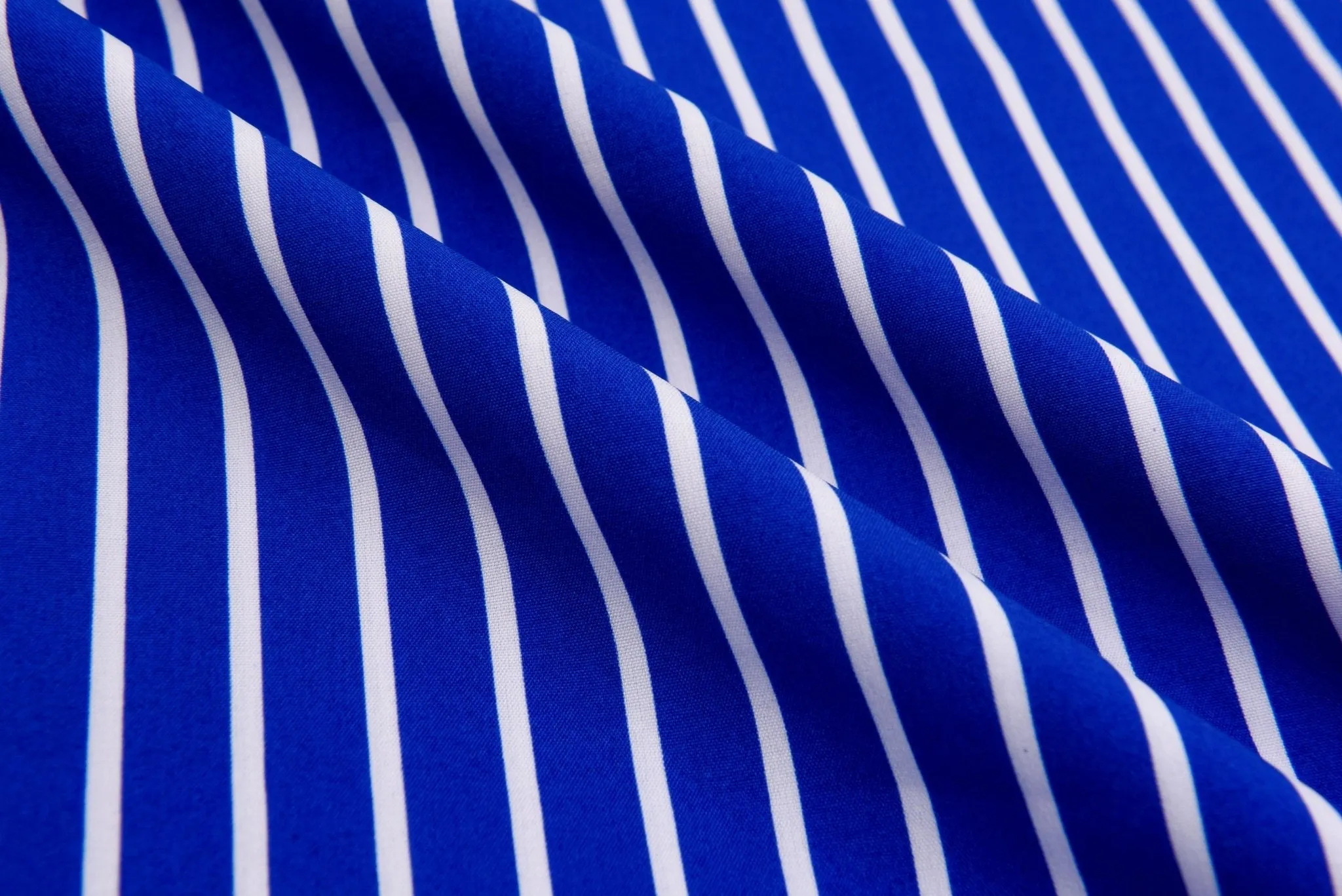 Four way Stretch Chiffon Stripes Printed