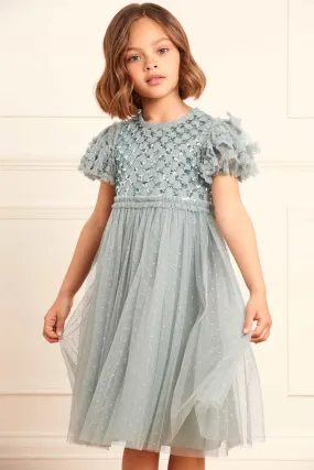 Heart Lattice Bodice Kids Dress Heart Lattice Bodice Kids Dress