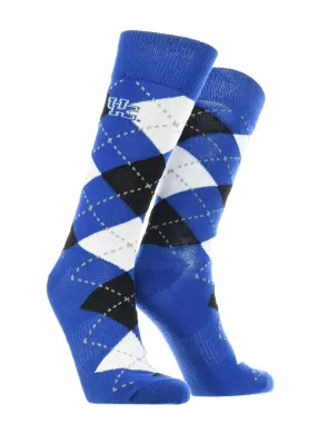 Kentucky Wildcats Argyle Dress Socks NCAA Fanwear Crew Length Kentucky Wildcats Argyle Dress Socks NCAA Fanwear Crew Length
