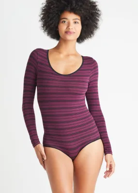 Long Sleeve Shaping Bodysuit - Cotton Seamless Long Sleeve Shaping Bodysuit - Cotton Seamless