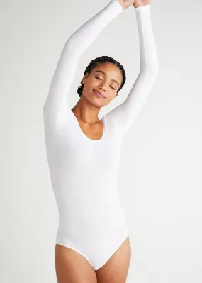 Long Sleeve Shaping Bodysuit - Cotton Seamless Long Sleeve Shaping Bodysuit - Cotton Seamless
