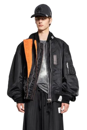 MAISON MIHARA YASUHIRO MAN BLACK JACKETS MAISON MIHARA YASUHIRO MAN BLACK JACKETS