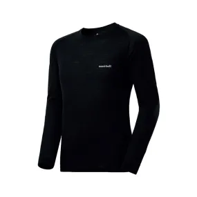 Montbell Men's Super Merino Wool Lighweight Round Neck Shirt Montbell Men's Super Merino Wool Lighweight Round Neck Shirt