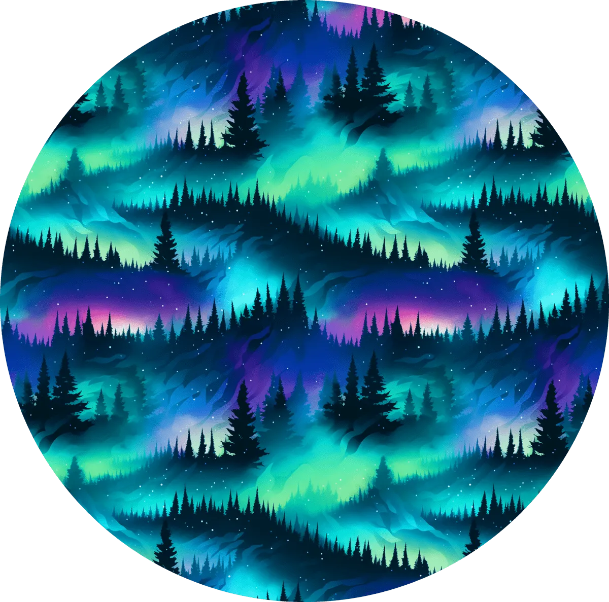 [Pre Order] Fabulous Fall Northern Lights - Kids Long Sleeve Bamboo Tee (EST SHIP LATE OCT)