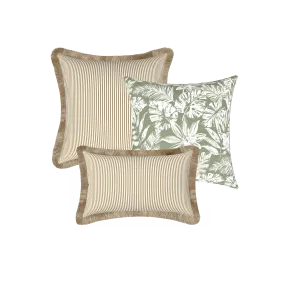 Tahiti Stylist Selection - Natural Stripe with Sage Escape Tahiti Stylist Selection - Natural Stripe with Sage Escape