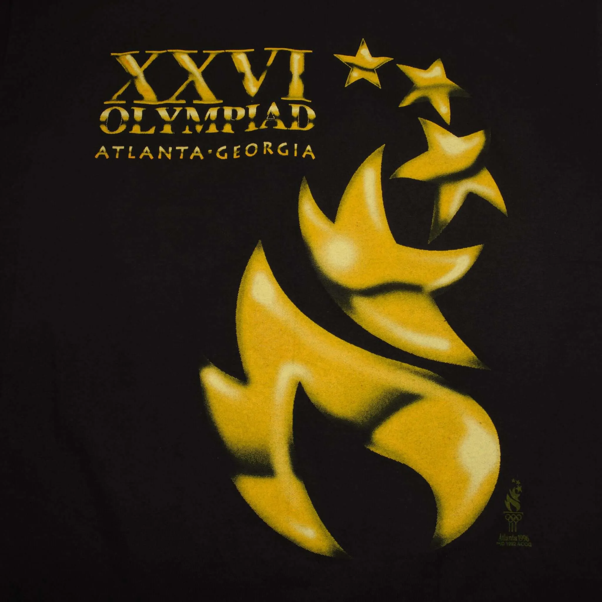 VINTAGE DEADSTOCK ATLANTA OLYMPICS 1996 TEE SHIRT SIZE XL MADE IN USA